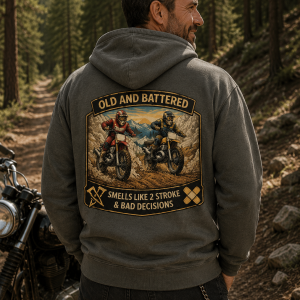 Moto X Smells Like 2 Stroke and Bad Decisions Hoodie