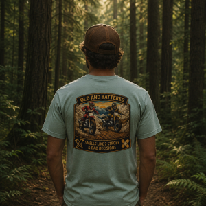 Moto X Smells Like 2 Stroke and Bad Decisions Tee